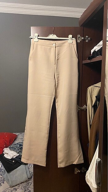 hooopstore kumaş pantolon paça detaylı
