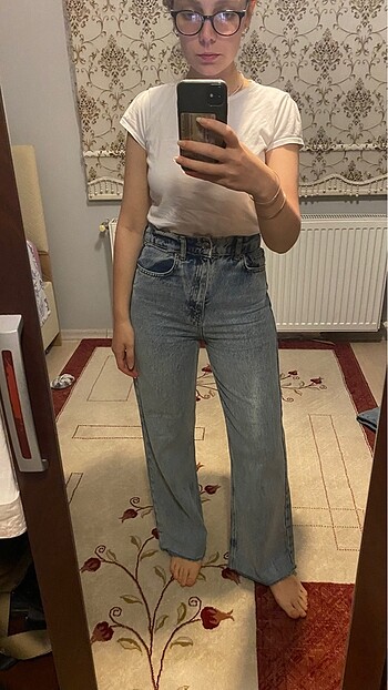 Wide leg jean - Görsel 2