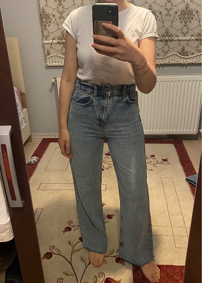 Wide leg jean - Görsel 2