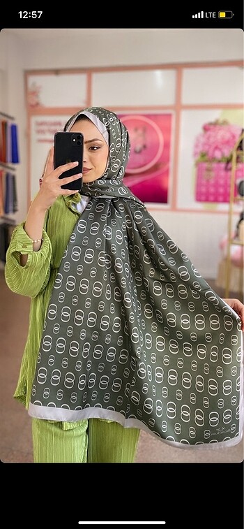 Halka desen şal