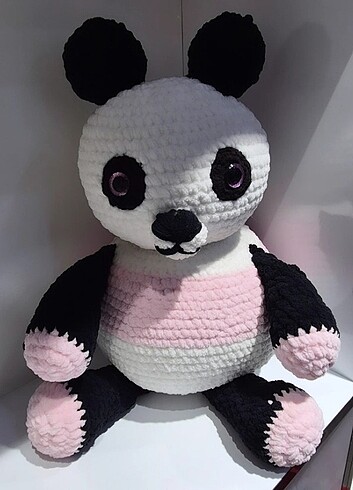 Amigurumi panda pelus