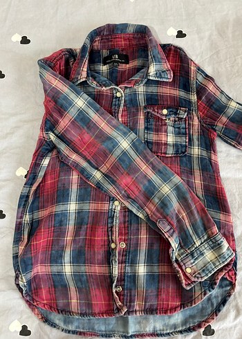 Çok Renkli Uzun Kollu çocuk Gömlek - Görsel 3