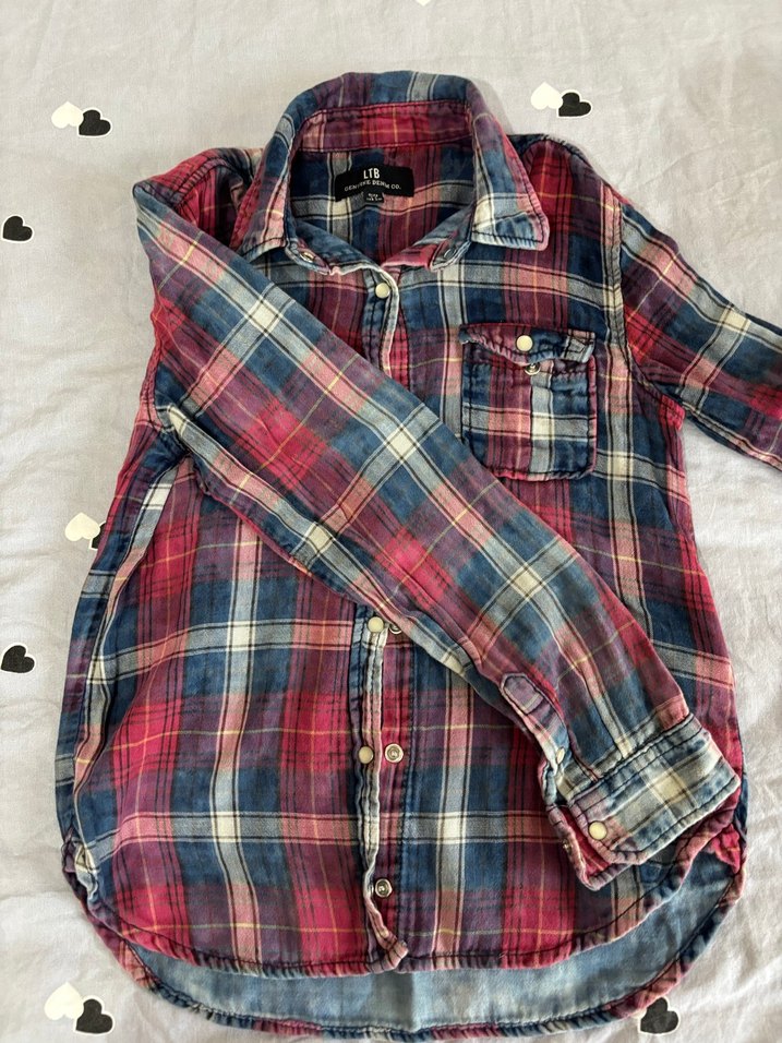 Çok Renkli Uzun Kollu çocuk Gömlek - Görsel 3