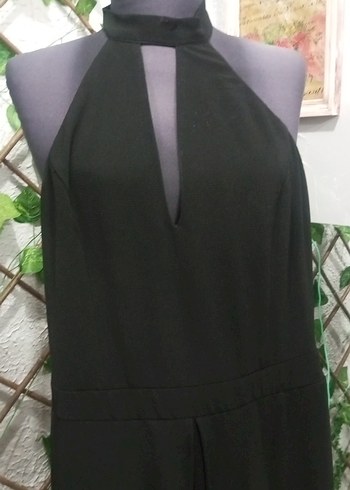 Siyah V Yaka tulum - Görsel 3