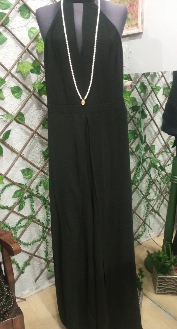 Siyah V Yaka tulum - Görsel 2