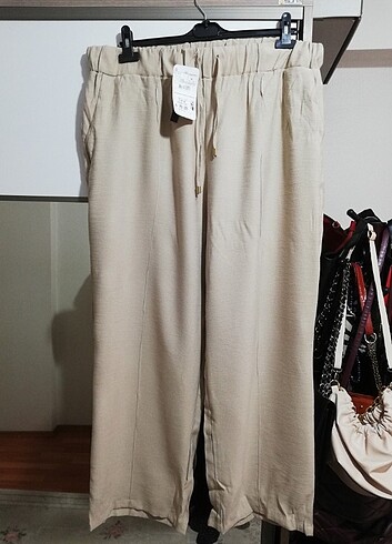 Keten kumaş pantolon 
