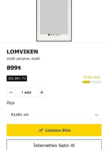 Ikea Lomwiken çerçeve