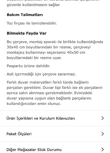  Beden Ikea RIBBA çerçeve 