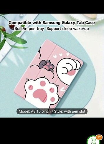 Beden Renk Samsung Galaxy tablet kılıfı A8 10.5 inch