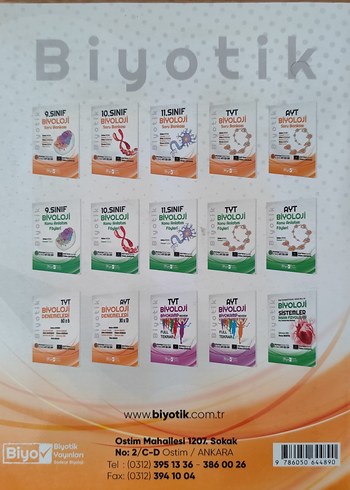 TYT Biyoloji Soru Bankası Video Çözümlü - Görsel 4