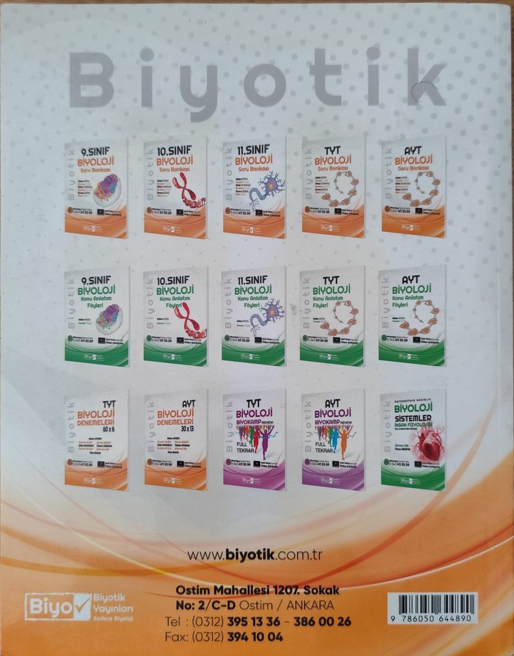 TYT Biyoloji Soru Bankası Video Çözümlü - Görsel 4