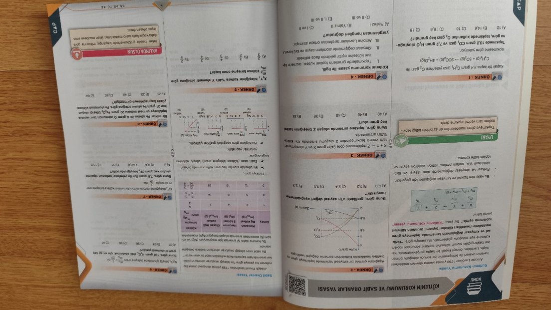 Kimya Video Anlatımlı Soru Fasikülü Çap Yayınları - Görsel 2
