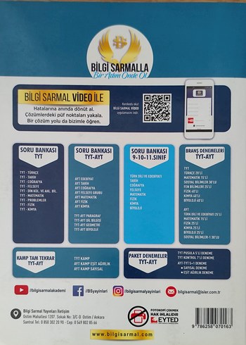 11. Sınıf Bilgi Sarmal Matematik Soru Bankası - Görsel 4
