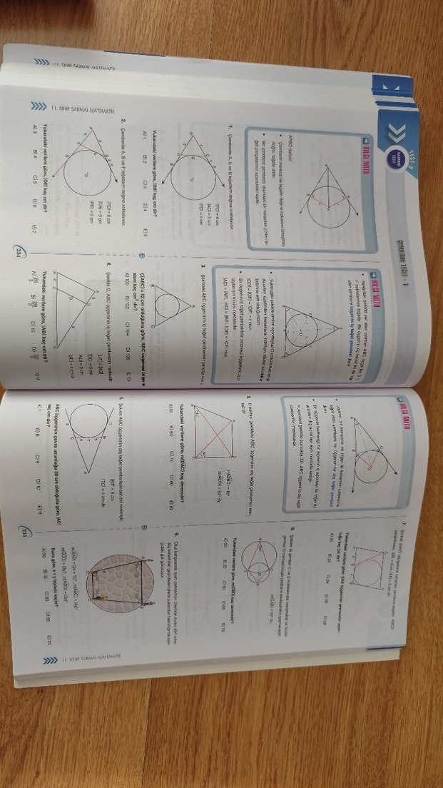 11. Sınıf Bilgi Sarmal Matematik Soru Bankası - Görsel 3