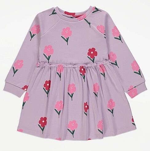 Floral elbise
