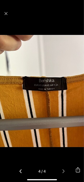 s Beden sarı Renk Bershka Tulum