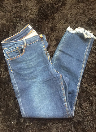 40 Beden lacivert Renk Koton fahriye evcen jean