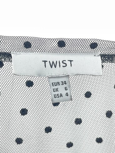 34 Beden siyah Renk Twist Uzun Elbise %70 İndirimli.