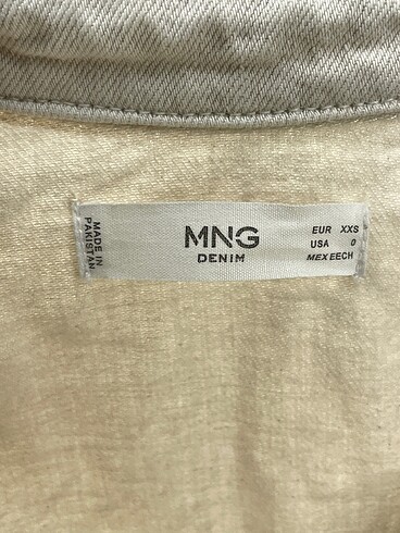 universal Beden beyaz Renk Mango Kot Ceket %70 İndirimli.