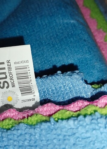 Beden Mikrofiber temizlik bezi 3 lü