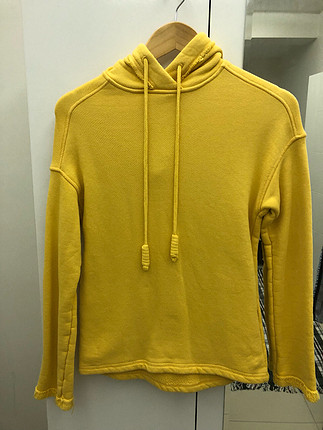 H&M sarı sweatshirt 