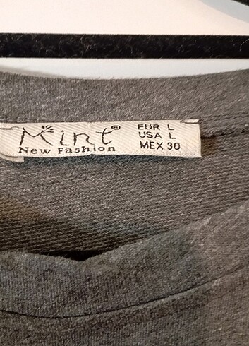 Mint! Gri sweatshirt