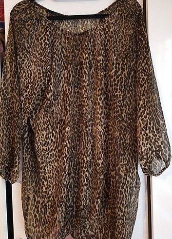xl Beden çeşitli Renk Ver moda leopar gömlek