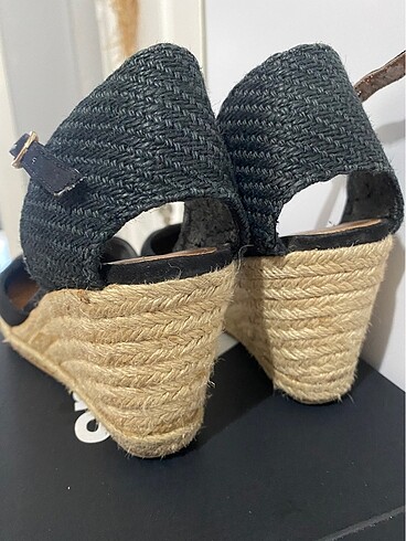 39 Beden H&M dolgu topuk yazlık ayakkabı