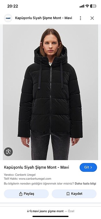 Mavi Jeans Şişme mont
