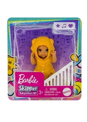 barbie bebek bakıcılığı figür bebek barbie skipper