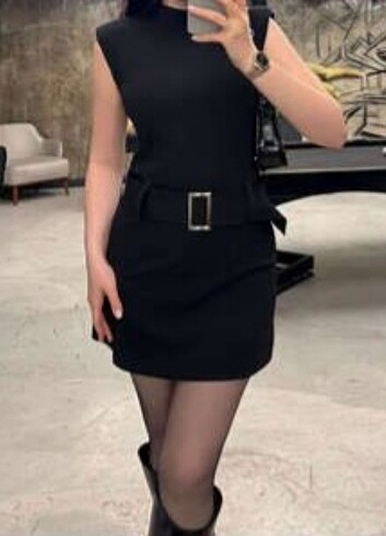 s Beden siyah Renk ZARA elbise