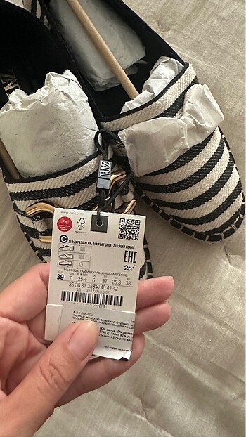 39 Beden Zara espadril