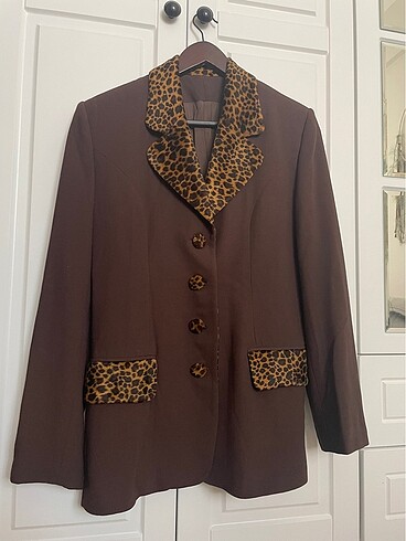 Vintage leopar blazer