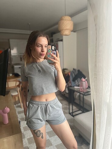 s Beden gri Renk Easy clothes takım