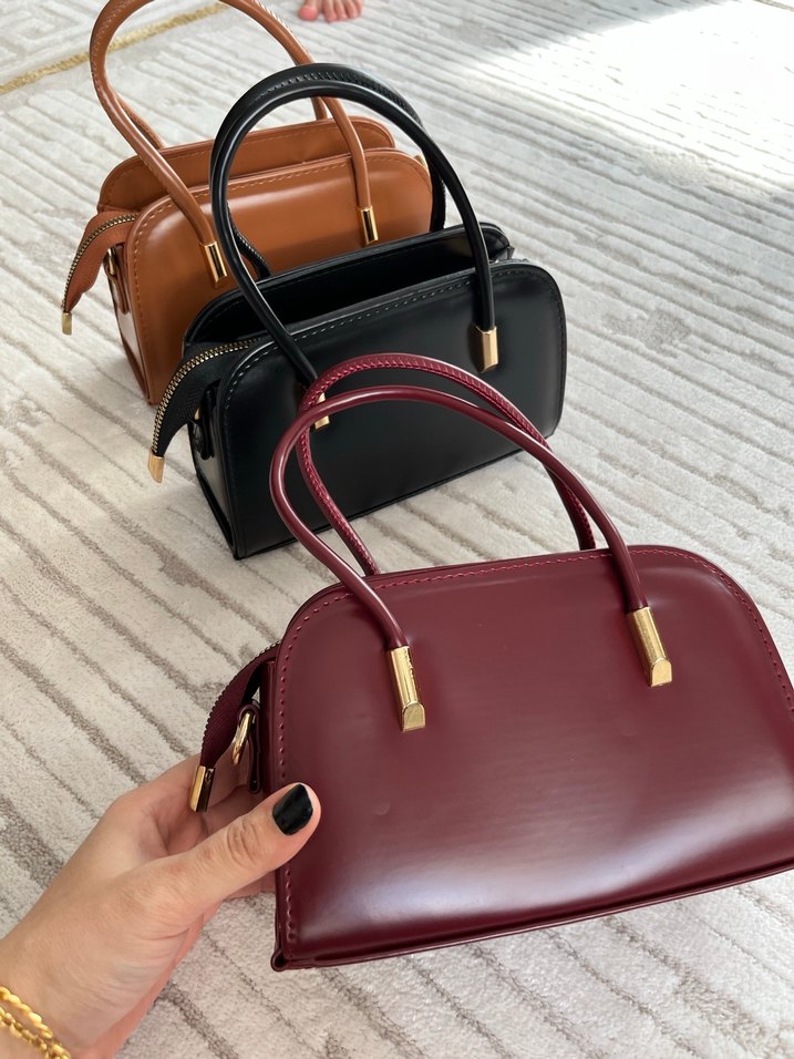 Modern Klasik Kadın Deri Çanta - Görsel 4