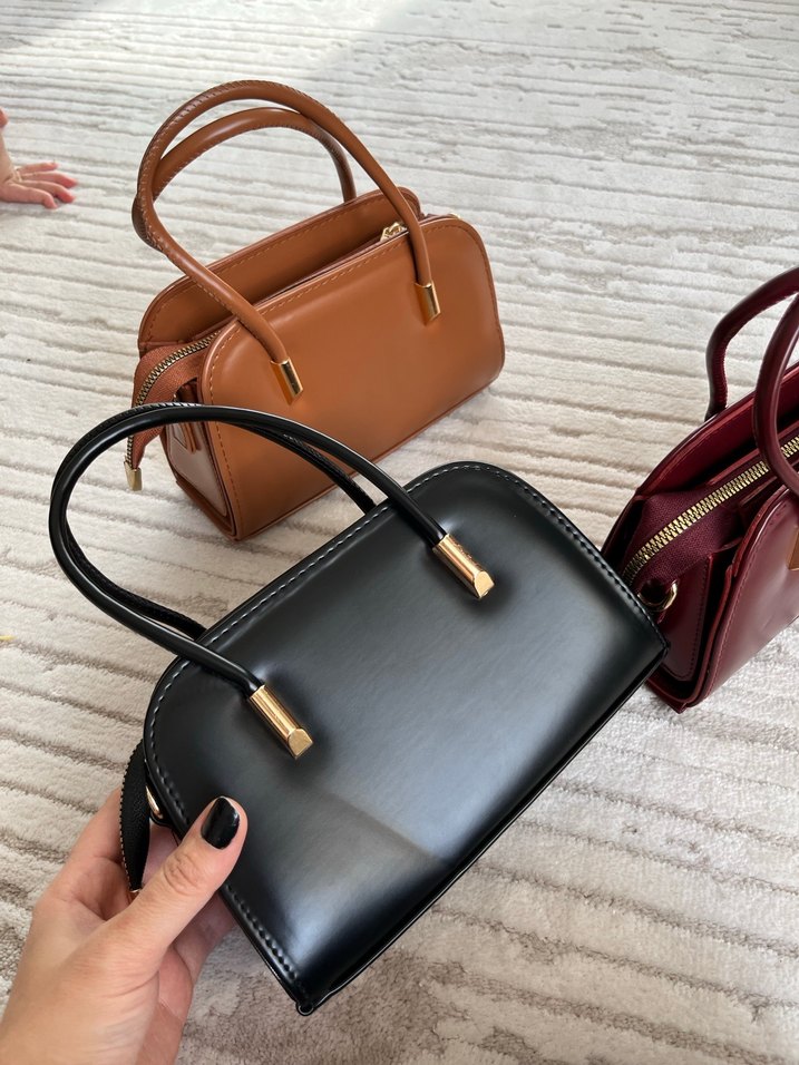 Modern Klasik Kadın Deri Çanta - Görsel 2