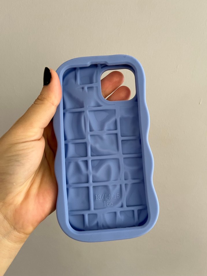 Mavi Pastel Stitch Desenli  Telefon Kılıfı - Görsel 2