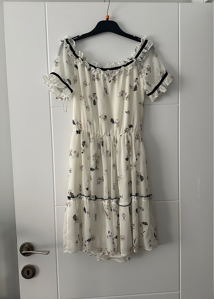 Topshop miss selfridge şifon elbise - Görsel 2