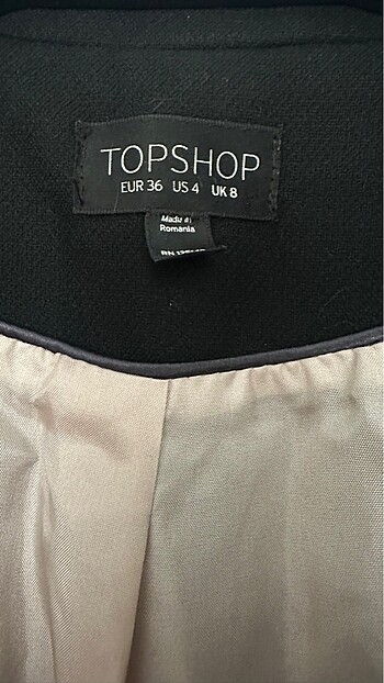 Topshop siyah ceket - Görsel 3