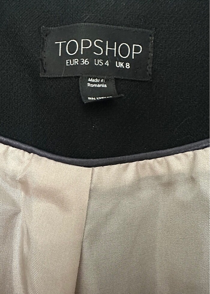 Topshop siyah ceket - Görsel 3