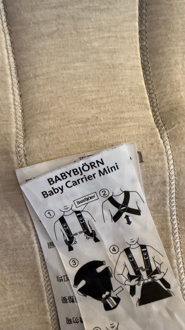 Babybjörn mini cotton kanguru - Görsel 4