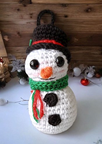 Kardan adam anahtarlık - Görsel 4