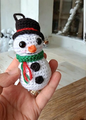 Kardan adam anahtarlık - Görsel 2