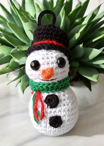 Kardan adam anahtarlık - Görsel 9