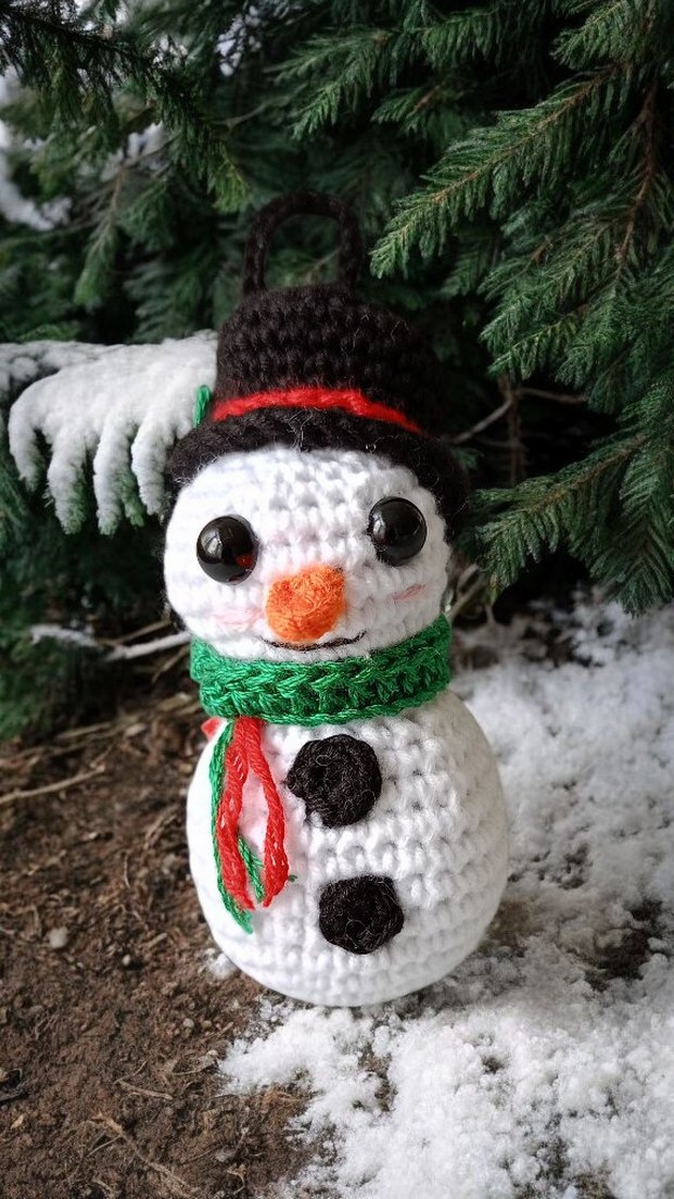 Kardan adam anahtarlık - Görsel 5