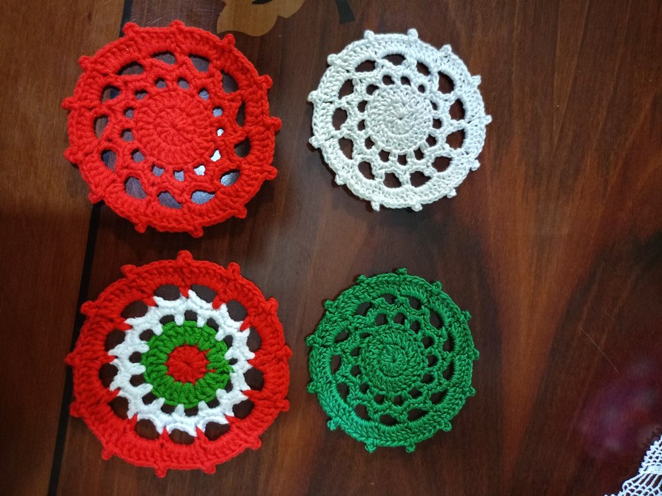 Renkli Bohem El Örgüsü Dekoratif Motifler - Görsel 2