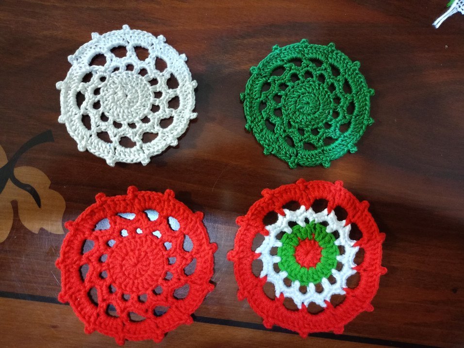 Renkli Bohem El Örgüsü Dekoratif Motifler - Görsel 5