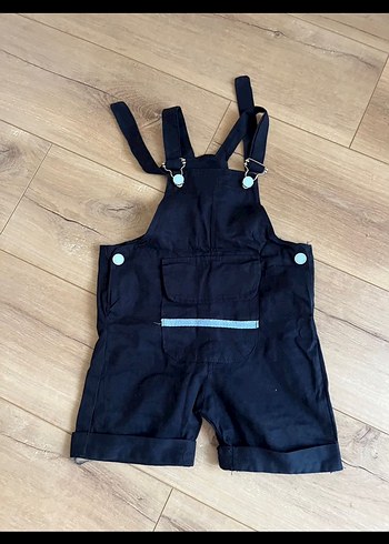 Erkek Çocuk Kemerli Denim Salopet