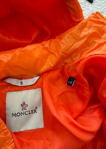 Kaz Tüyü Turuncu Kapüşonlu Erkek Çocuk Mont - Görsel 6