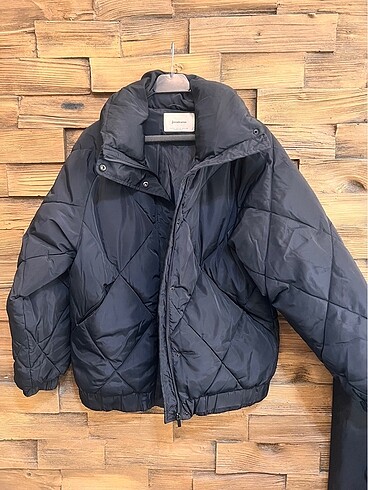 Stradivarius Siyah Mont